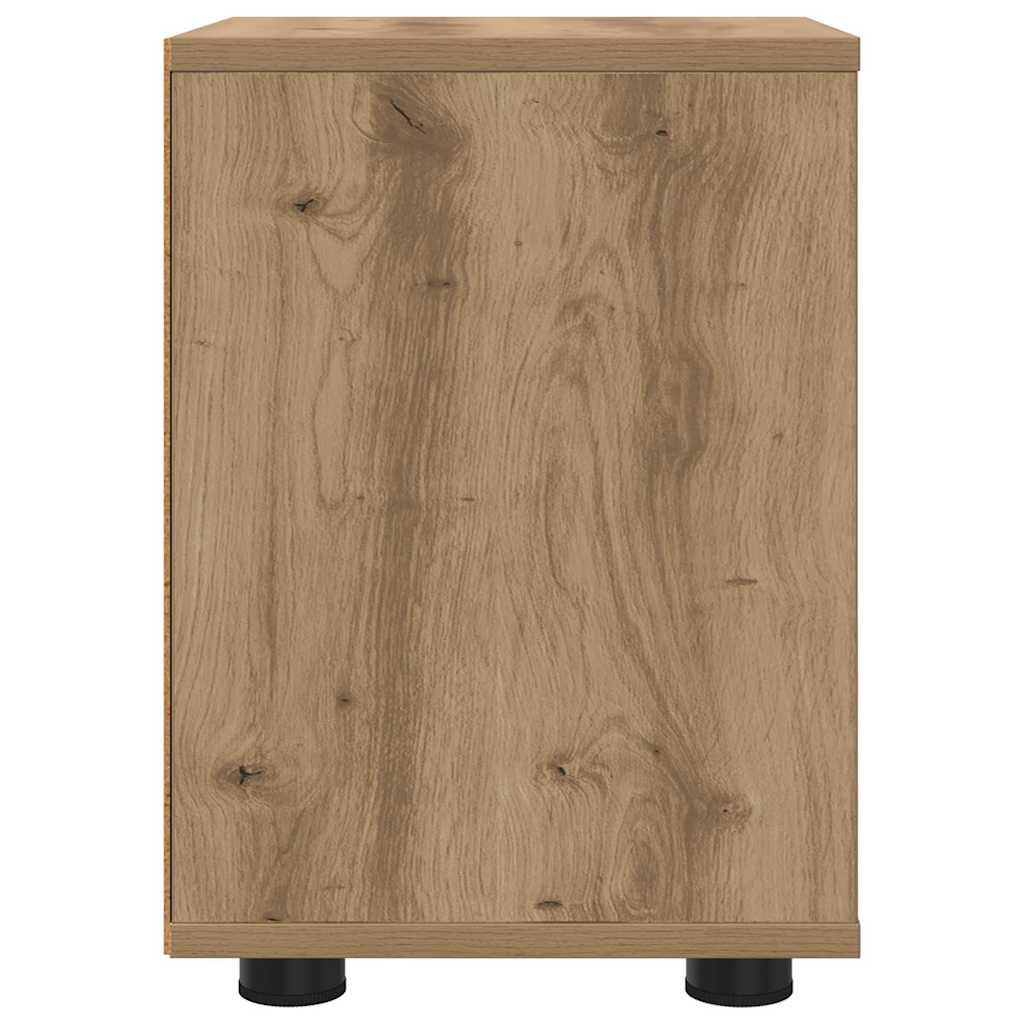 Bedside Table Artisan Oak 30.5 x 30 x 43 cm Engineered Wood