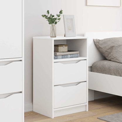 Bedside Tables 2 pcs White 40 x 30 x 467 cm Engineered Wood