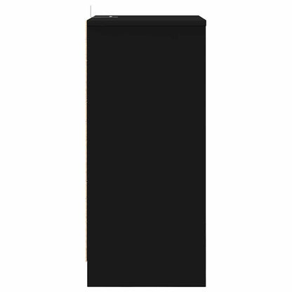 Bedside Table Black 40 x 30 x 467 cm Engineered Wood