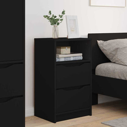 Bedside Tables 2 pcs Black 40 x 30 x 467 cm Engineered Wood