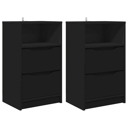 Bedside Tables 2 pcs Black 40 x 30 x 467 cm Engineered Wood