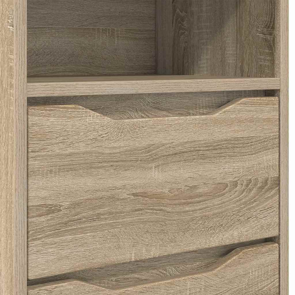 Bedside Table Sonoma Oak 40 x 30 x 467 cm Engineered Wood