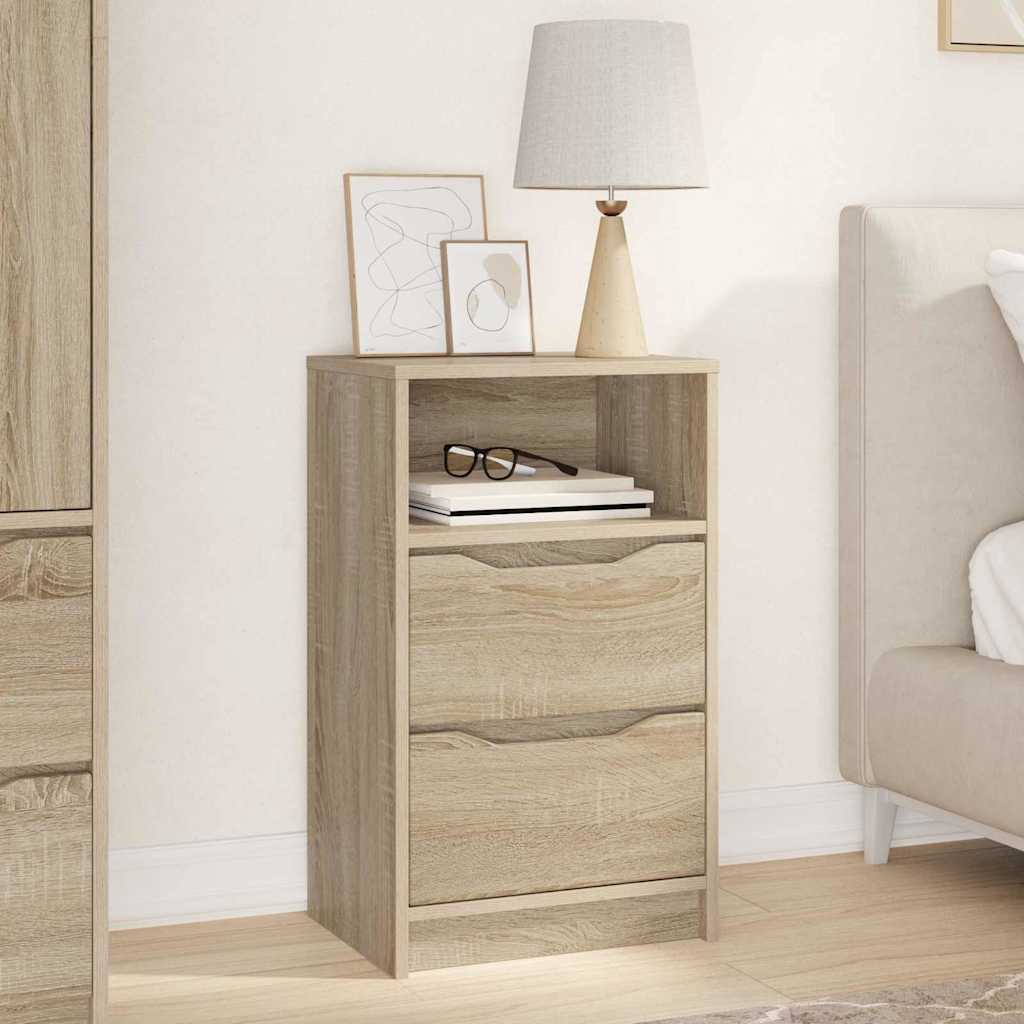 Bedside Table Sonoma Oak 40 x 30 x 467 cm Engineered Wood