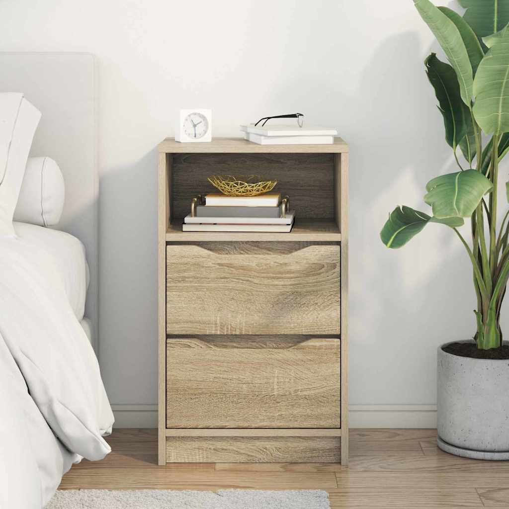 Bedside Table Sonoma Oak 40 x 30 x 467 cm Engineered Wood