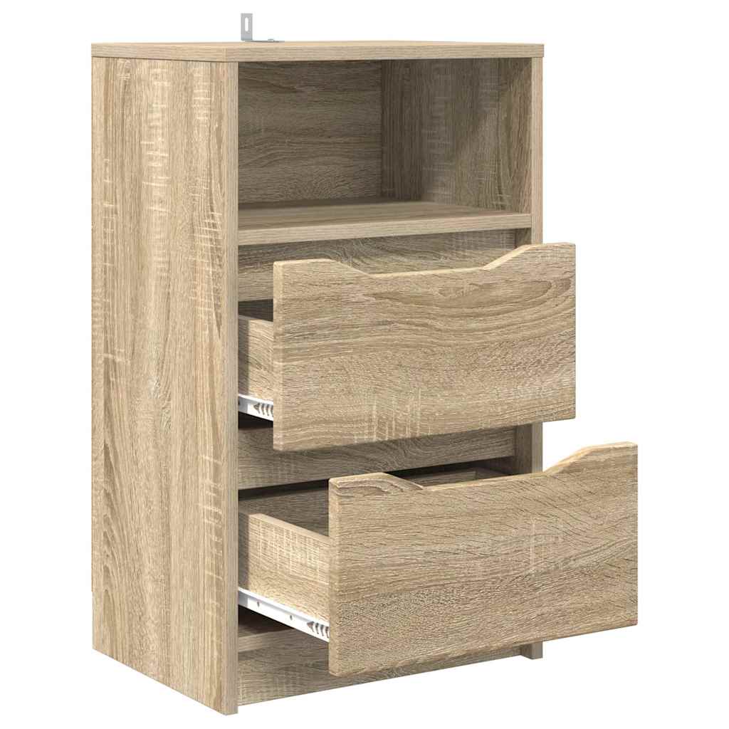 Bedside Table Sonoma Oak 40 x 30 x 467 cm Engineered Wood
