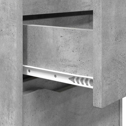 Bedside Tables with Drawer 2 pcs Concrete Grey 40 x 30 x 467 cm