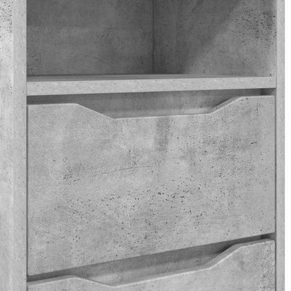 Bedside Tables with Drawer 2 pcs Concrete Grey 40 x 30 x 467 cm