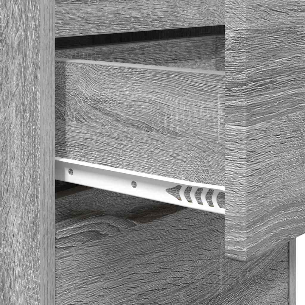 Bedside Tables with Drawer 2 pcs Grey Sonoma 40 x 30 x 467 cm