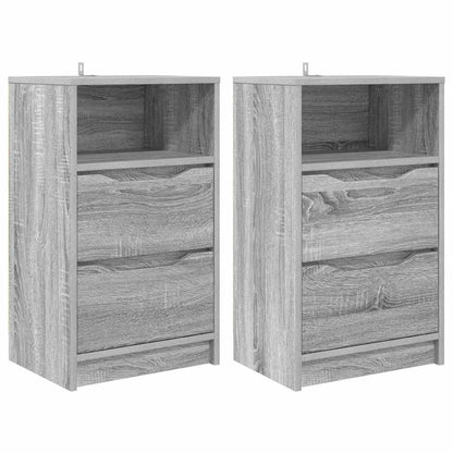 Bedside Tables with Drawer 2 pcs Grey Sonoma 40 x 30 x 467 cm