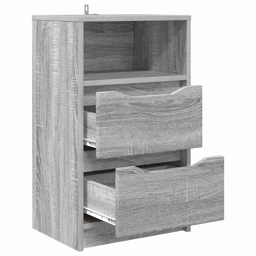 Bedside Tables with Drawer 2 pcs Grey Sonoma 40 x 30 x 467 cm