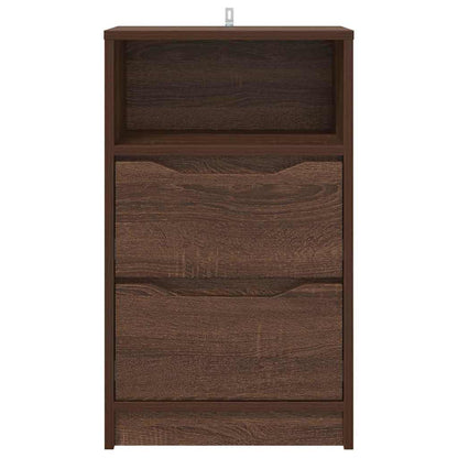Bedside Tables 2 pcs Brown Oak 40 x 30 x 467 cm Engineered Wood