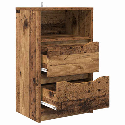 Bedside Tables 2 pcs Old Wood 40 x 30 x 467 cm Engineered Wood