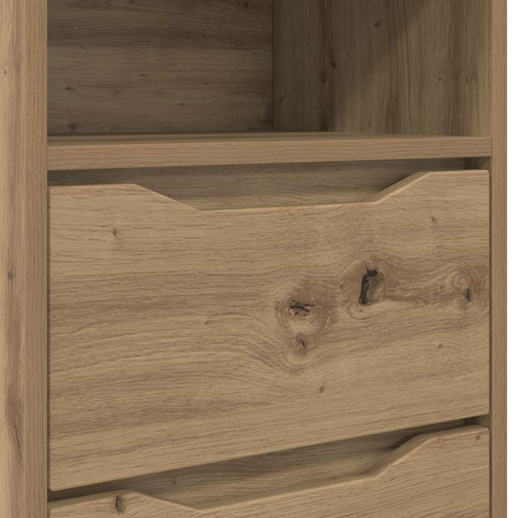 Bedside Table Artisan Oak 40 x 30 x 467 cm Engineered Wood