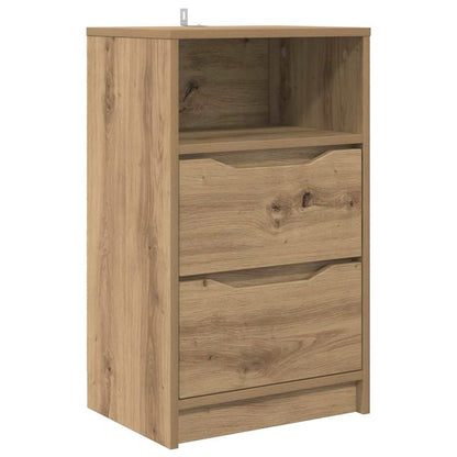 Bedside Table Artisan Oak 40 x 30 x 467 cm Engineered Wood