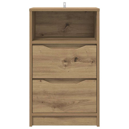Bedside Tables with Drawer 2 pcs Artisan Oak 40 x 30 x 467 cm