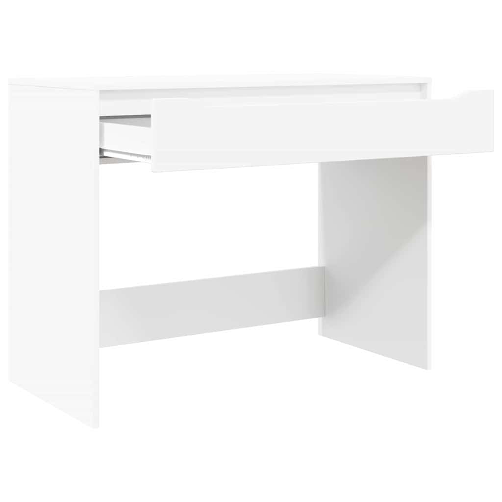 Desk with Drawer White 100 x 50 x 78 cm Engineered Wood
