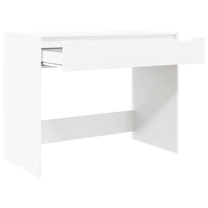Desk with Drawer White 100 x 50 x 78 cm Engineered Wood