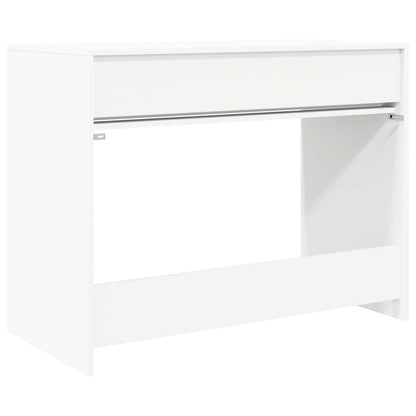 Desk with Drawer White 100 x 50 x 78 cm Engineered Wood