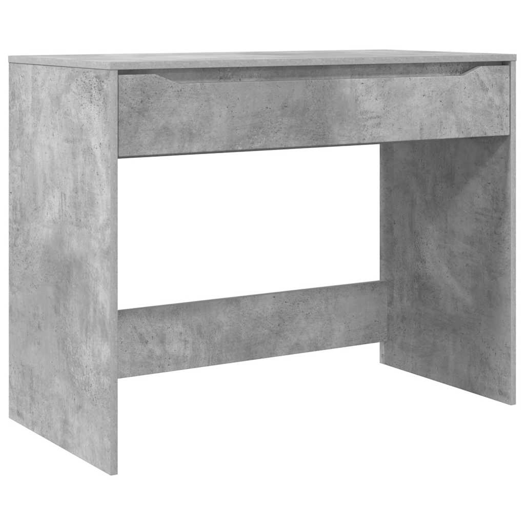 Desk with Drawer Concrete Grey 100 x 50 x 78 cm Engineered Wood