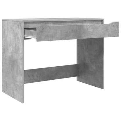 Desk with Drawer Concrete Grey 100 x 50 x 78 cm Engineered Wood
