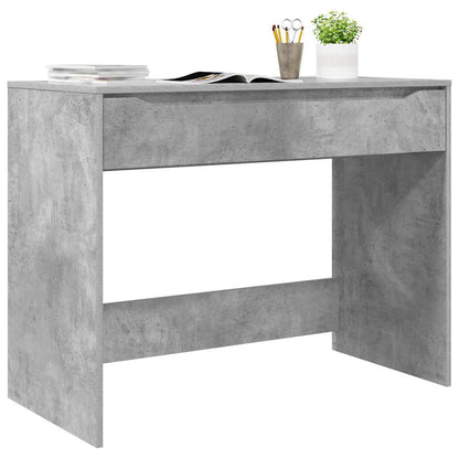 Desk with Drawer Concrete Grey 100 x 50 x 78 cm Engineered Wood