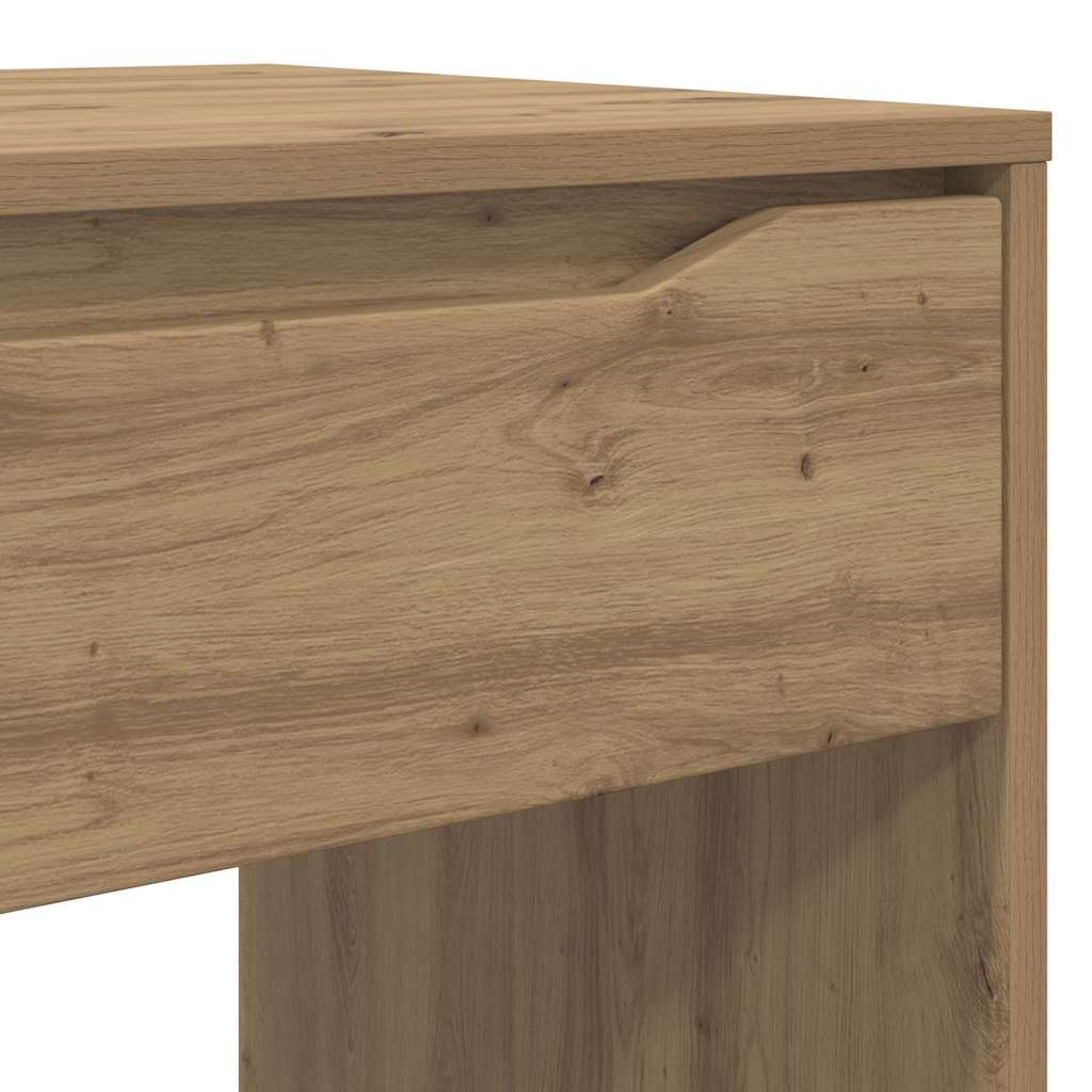 Desk with Drawer Artisan Oak 100 x 50 x 78 cm Engineered Wood