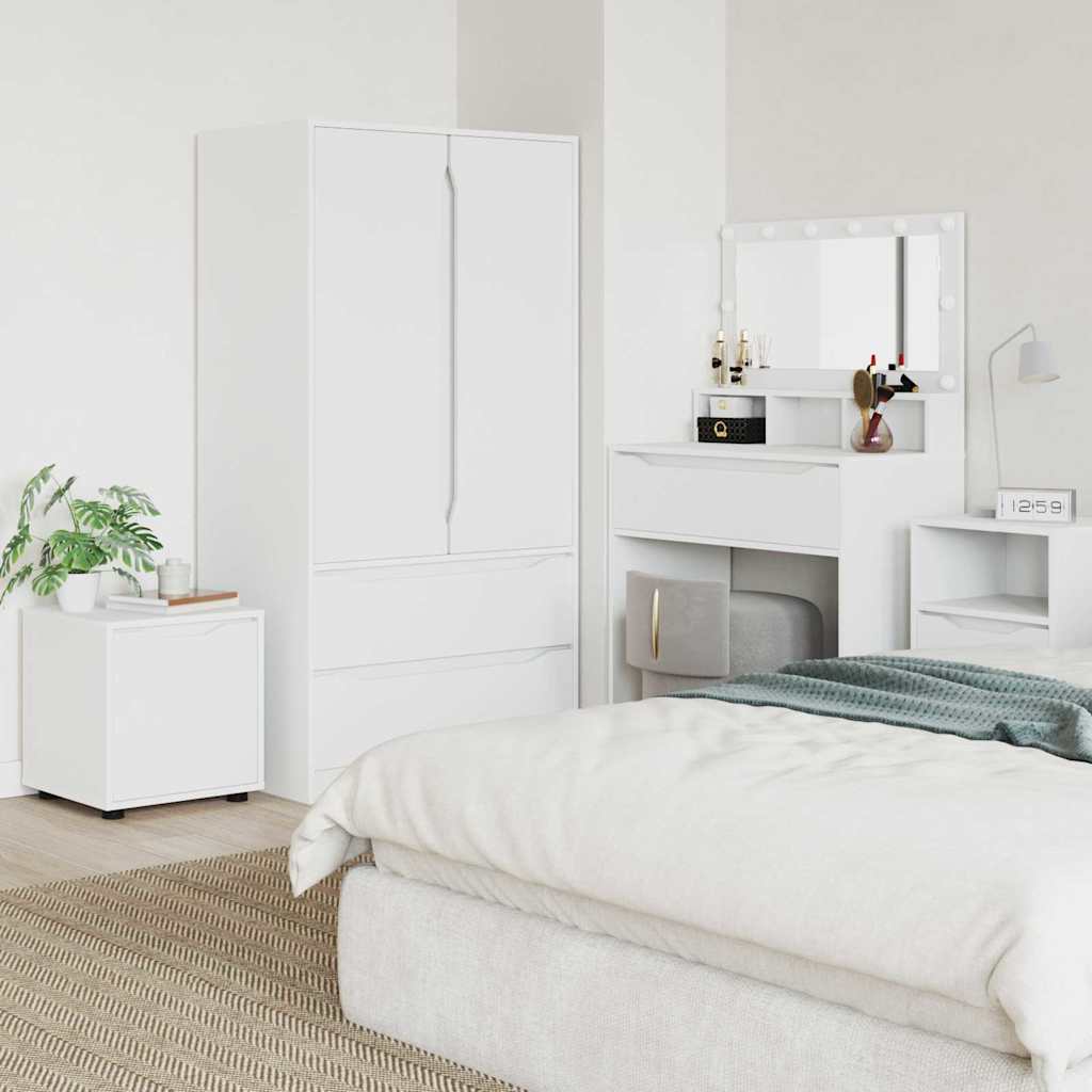 Bathroom Cabinet White 40.5 x 40 x 44 cm Engineered Wood