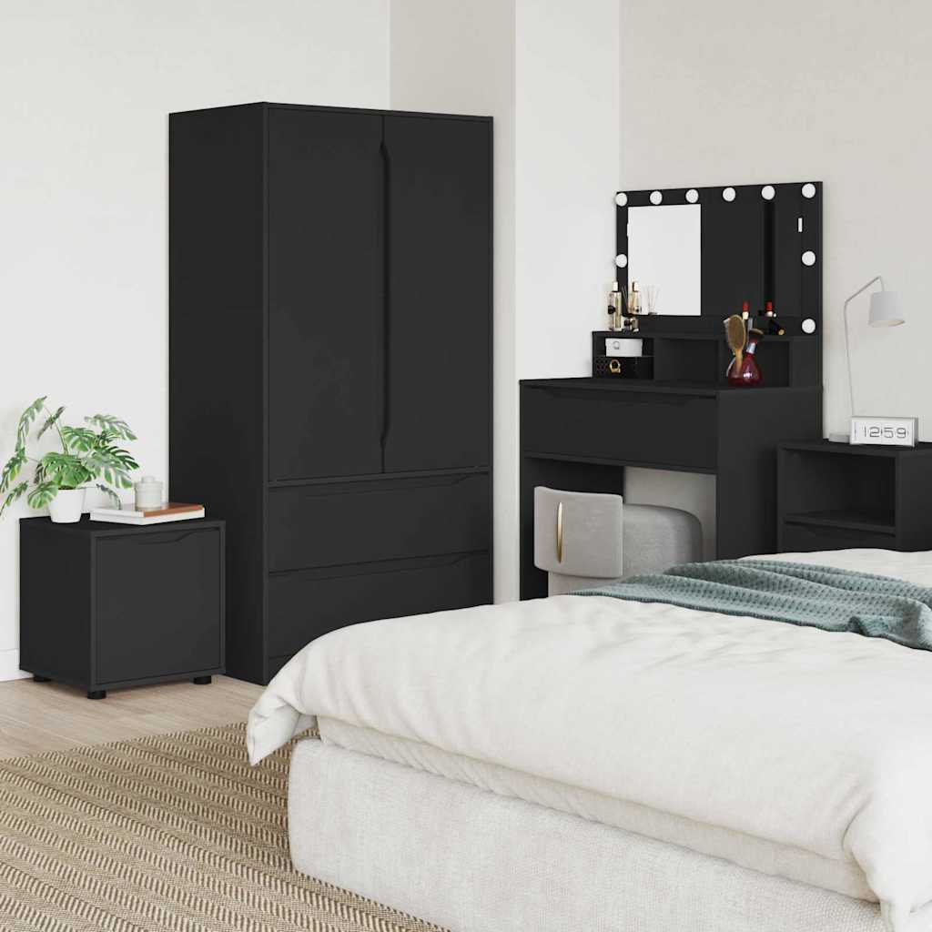 Bathroom Cabinet Black 40.5 x 40 x 44 cm Engineered Wood