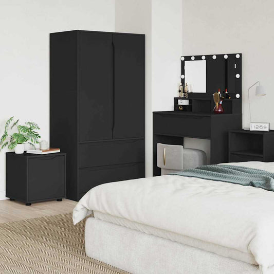 Bathroom Cabinet Black 40.5 x 40 x 44 cm Engineered Wood