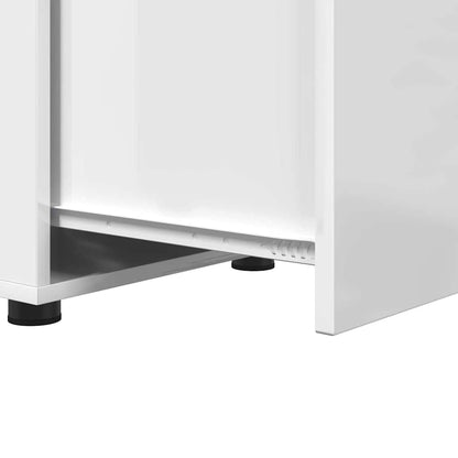 Bathroom Cabinet High Gloss White 40.5 x 40 x 44 cm