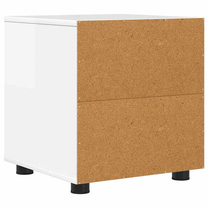 Bathroom Cabinet High Gloss White 40.5 x 40 x 44 cm