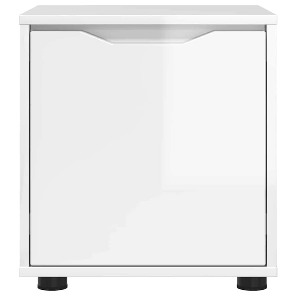 Bathroom Cabinet High Gloss White 40.5 x 40 x 44 cm