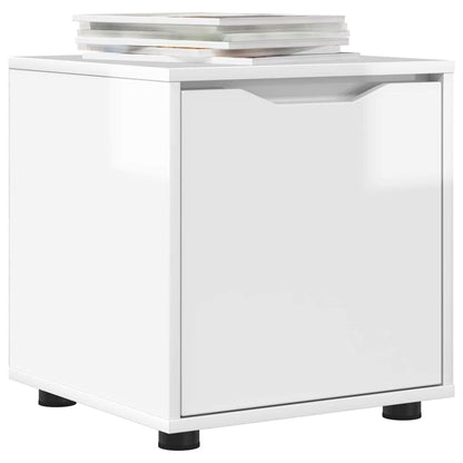 Bathroom Cabinet High Gloss White 40.5 x 40 x 44 cm