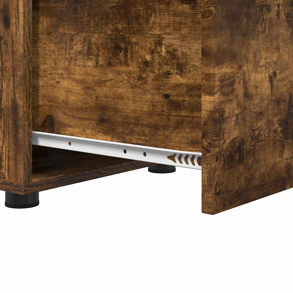 Bathroom Cabinet Smoked Oak 40.5 x 40 x 44 cm Engineered Wood