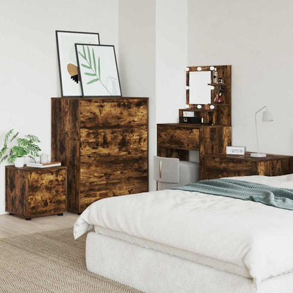 Bathroom Cabinet Smoked Oak 40.5 x 40 x 44 cm Engineered Wood