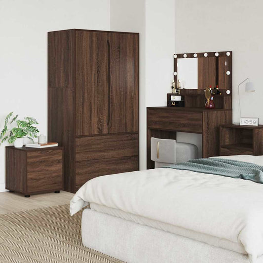 Bathroom Cabinet Brown Oak 40.5 x 40 x 44 cm Engineered Wood