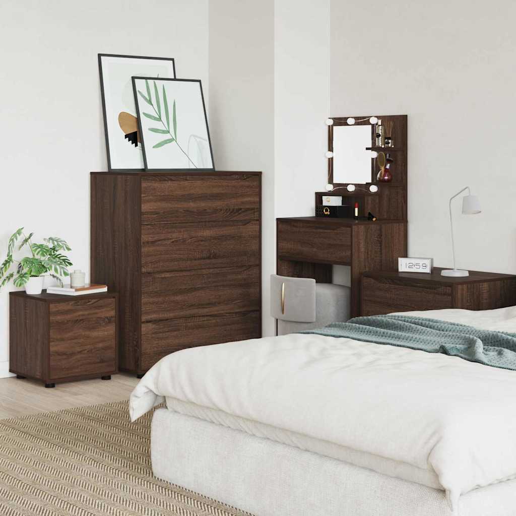 Bathroom Cabinet Brown Oak 40.5 x 40 x 44 cm Engineered Wood