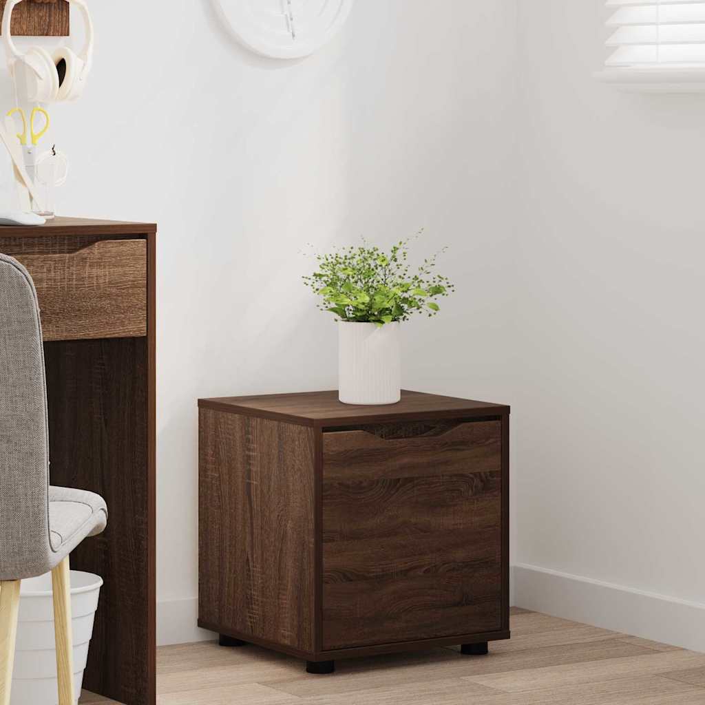 Bathroom Cabinet Brown Oak 40.5 x 40 x 44 cm Engineered Wood