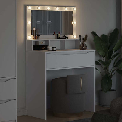 Bedroom Dressing Tables with Drawer White 80 x 39.6 x 135 cm