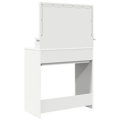 Bedroom Dressing Tables with Drawer White 80 x 39.6 x 135 cm
