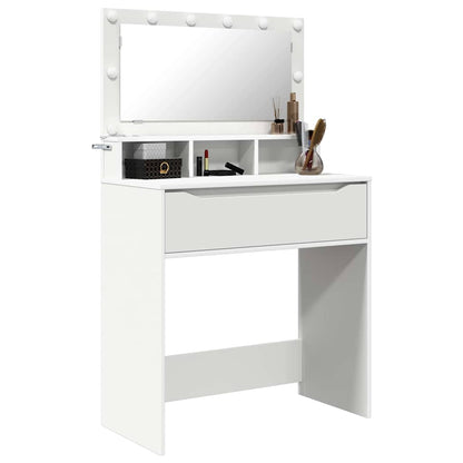 Bedroom Dressing Tables with Drawer White 80 x 39.6 x 135 cm