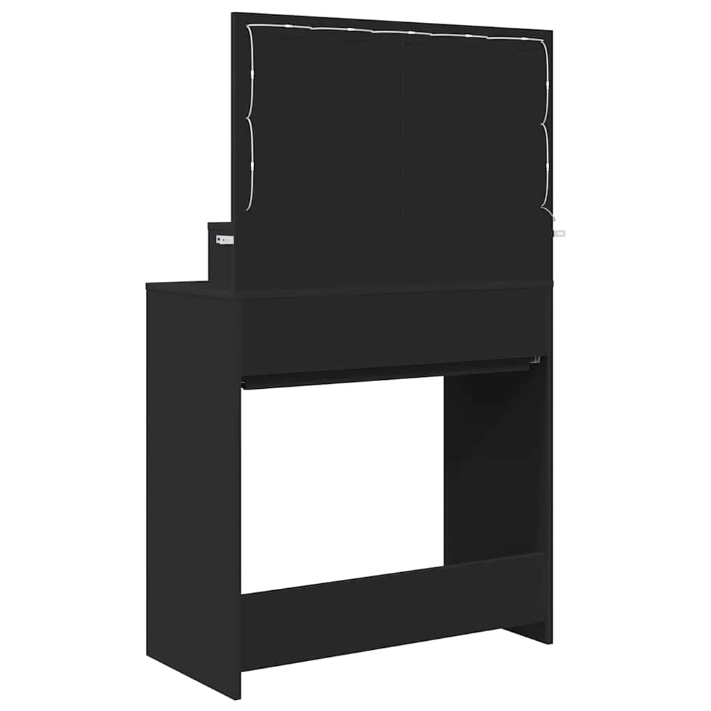 Bedroom Dressing Tables with Drawer Black 80 x 39.6 x 135 cm