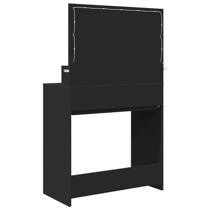 Bedroom Dressing Tables with Drawer Black 80 x 39.6 x 135 cm