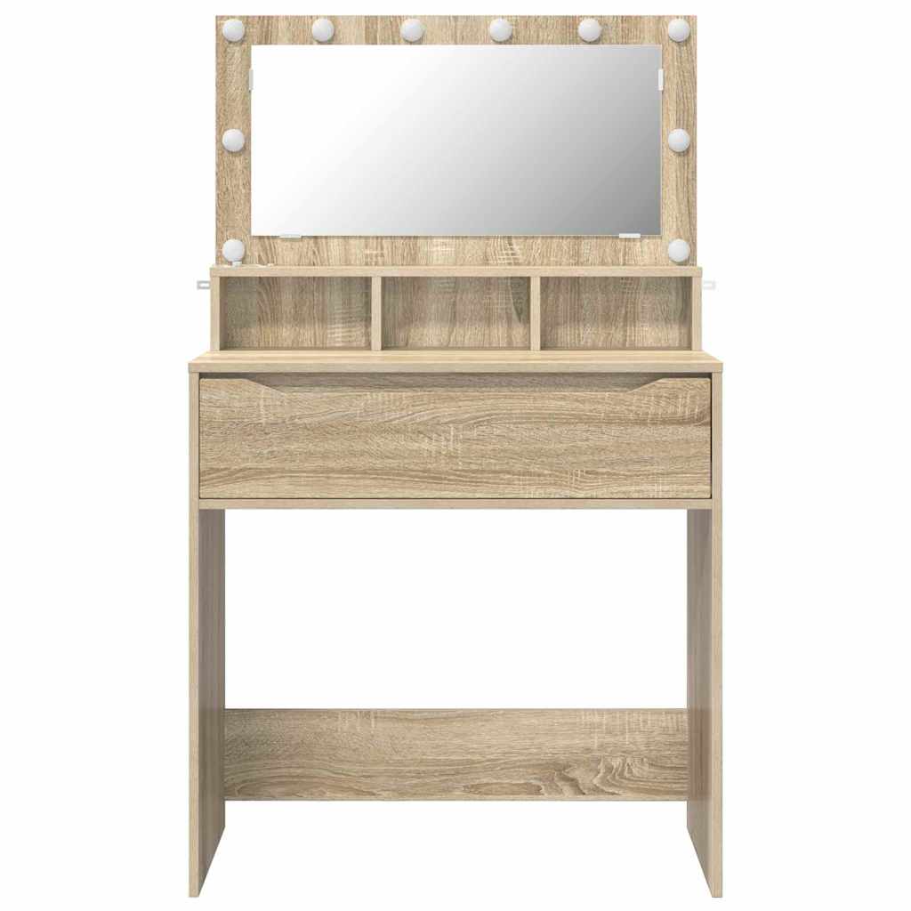 Bedroom Dressing Tables Sonoma Oak 80 x 39.6 x 135 cm