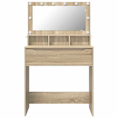 Bedroom Dressing Tables Sonoma Oak 80 x 39.6 x 135 cm