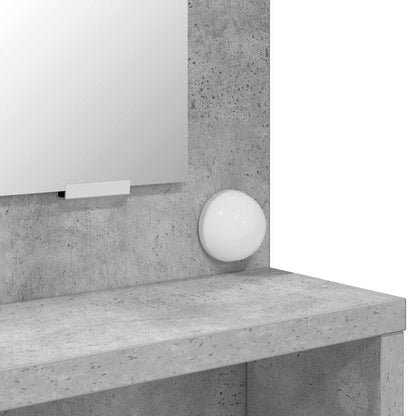 Bedroom Dressing Tables Concrete Grey 80 x 39.6 x 135 cm