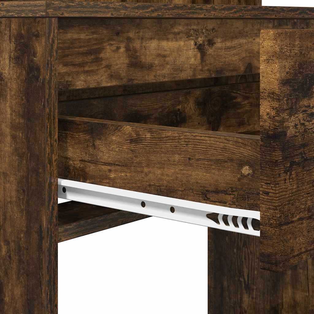 Bedroom Dressing Tables Smoked Oak 80 x 39.6 x 135 cm