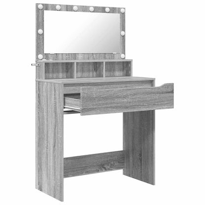 Bedroom Dressing Tables Grey Sonoma 80 x 39.6 x 135 cm