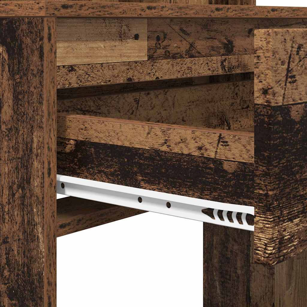 Bedroom Dressing Tables with Drawer Old Wood 80 x 39.6 x 135 cm