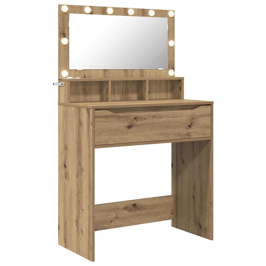 Bedroom Dressing Tables Artisan Oak 80 x 39.6 x 135 cm